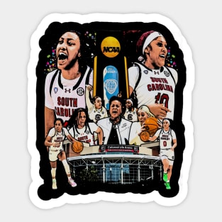 South Carolina Women's Basketball 2024 National Champions Final Four Sticker